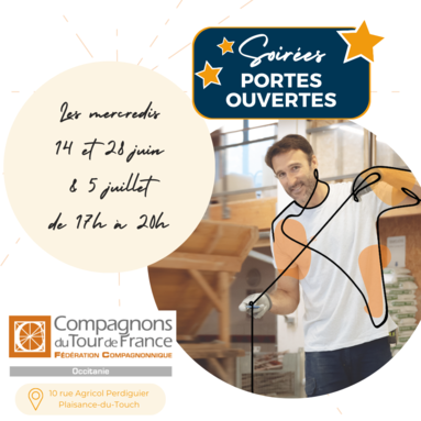 portes ouvertes compagnons du tour de france