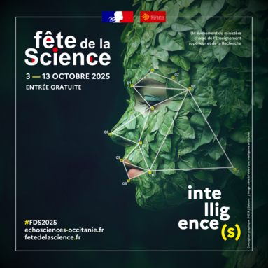 affiche de la fete de la science su 3 au 13 octobre 2025