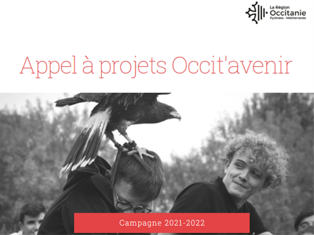 affiche du lancement de l'appel à projet Occit'avenir 2021